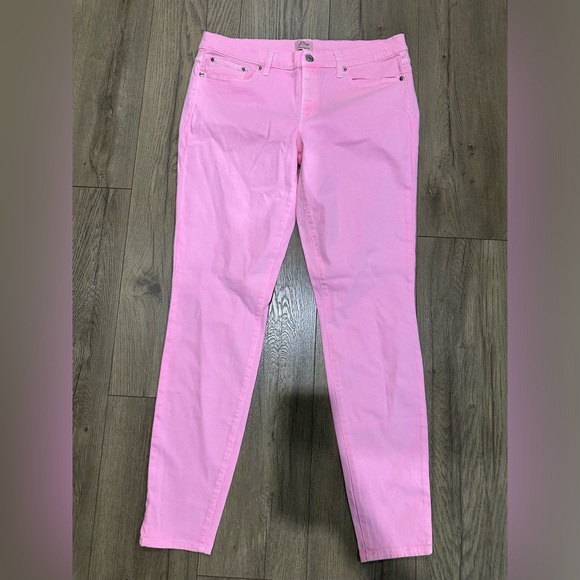 J. Crew Pants - J Crew size 32 Tall pink Toothpick pants NWT